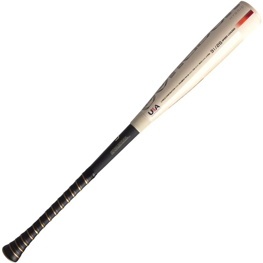 2024 Warstic Bonesaber Hybrid (-5) 2 5/8 USA Baseball Bat: MBBSH24UBWH5