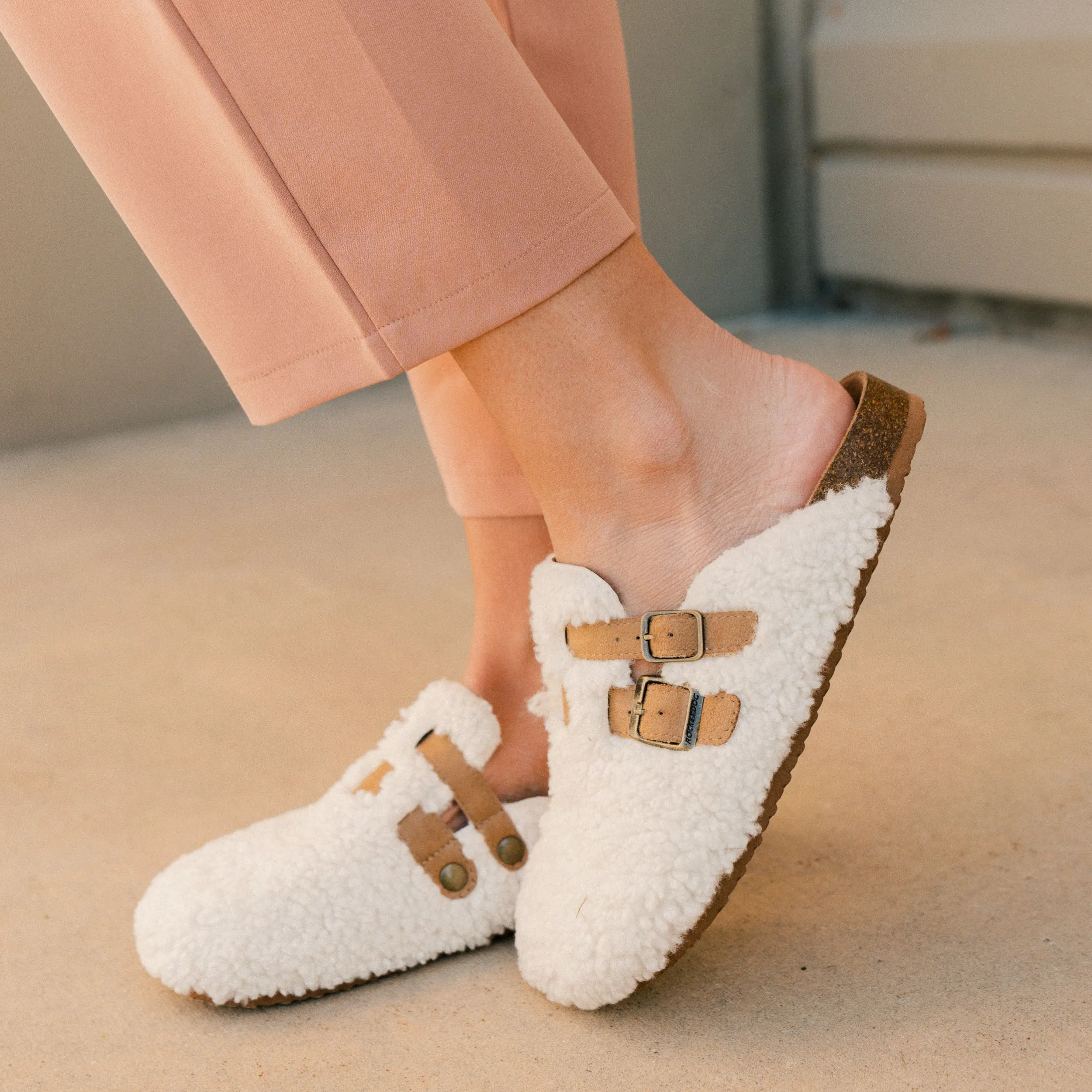 Abel Shearling Mule