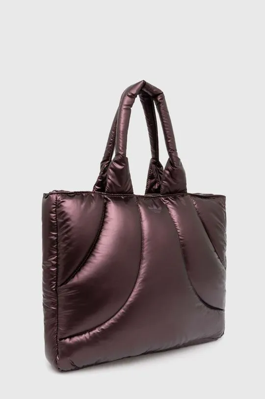 adidas Originals handbag Shopper Metallic maroon color IY4094