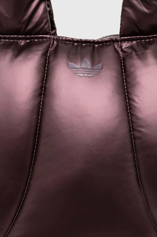 adidas Originals handbag Shopper Metallic maroon color IY4094