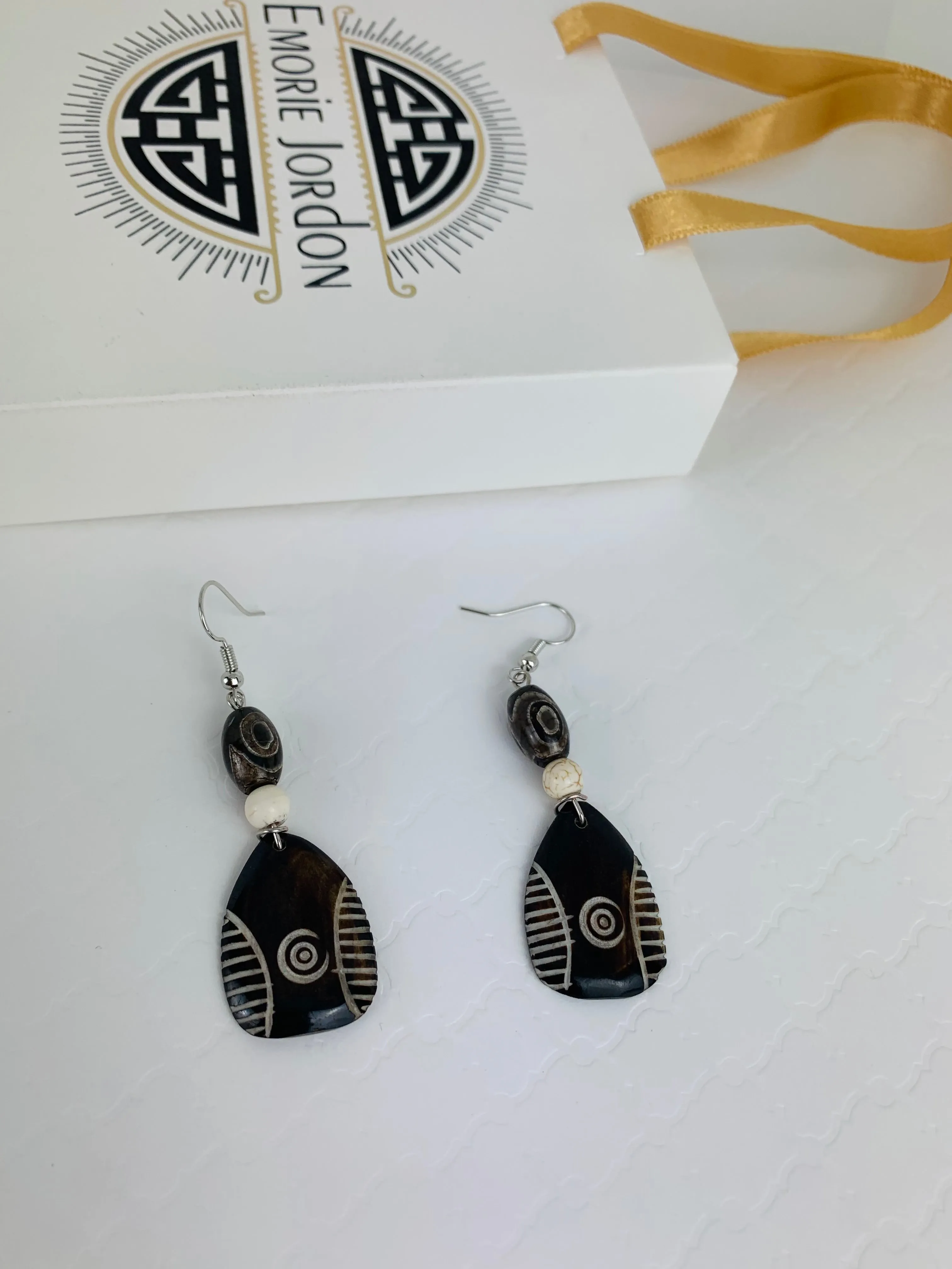 African Spear Handmade Earrings