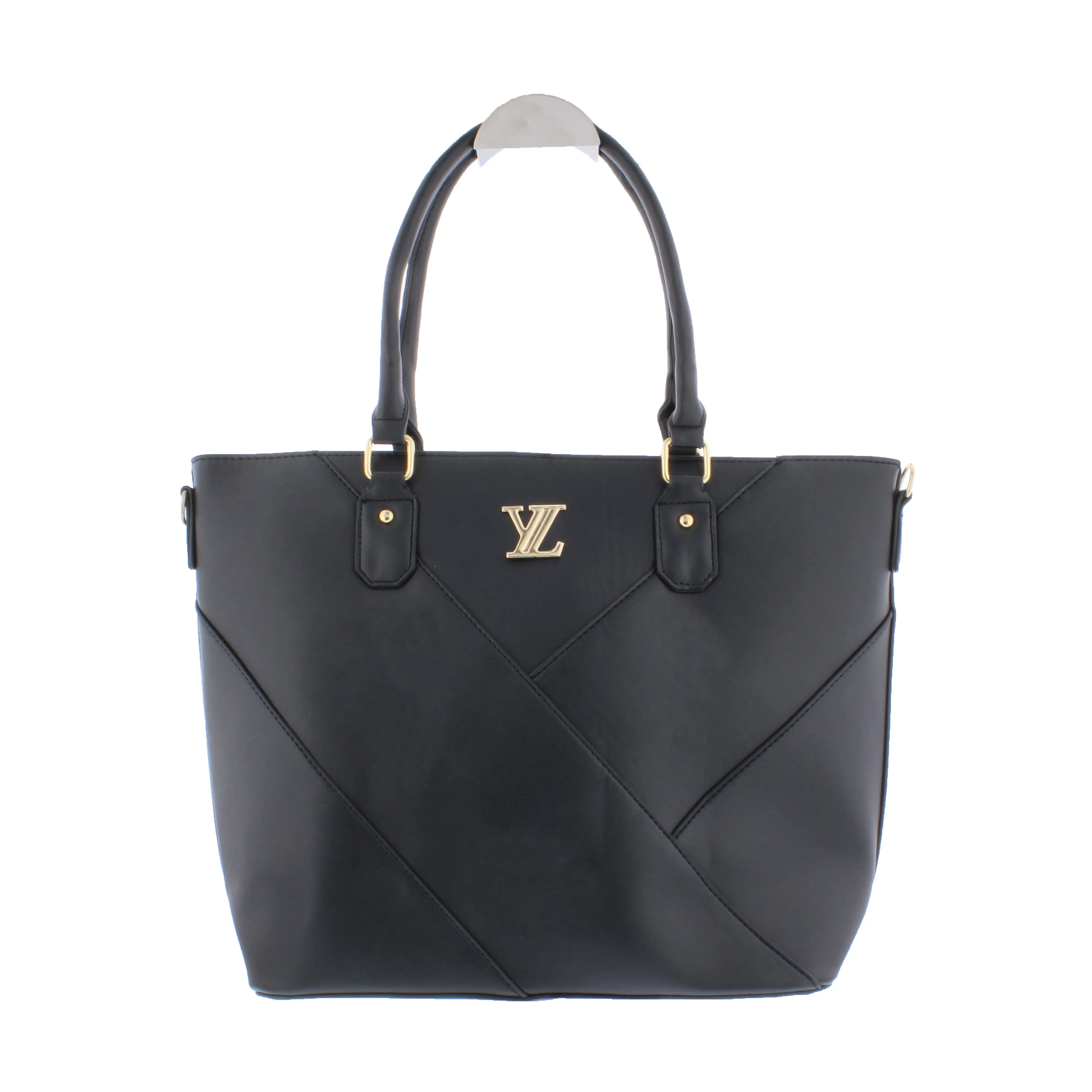 Asymmetric Design Faux Leather Tote