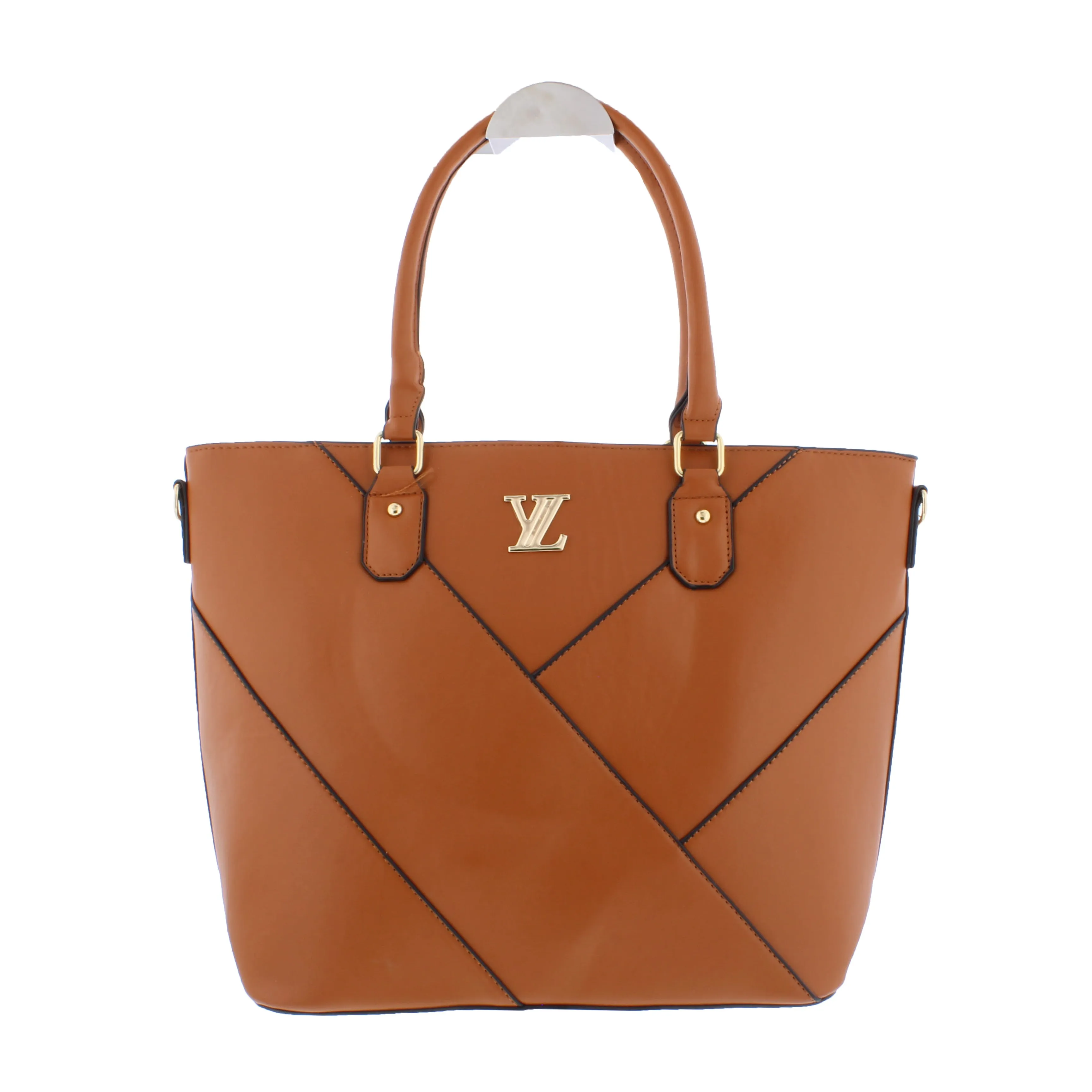 Asymmetric Design Faux Leather Tote