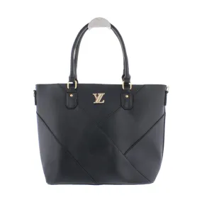 Asymmetric Design Faux Leather Tote