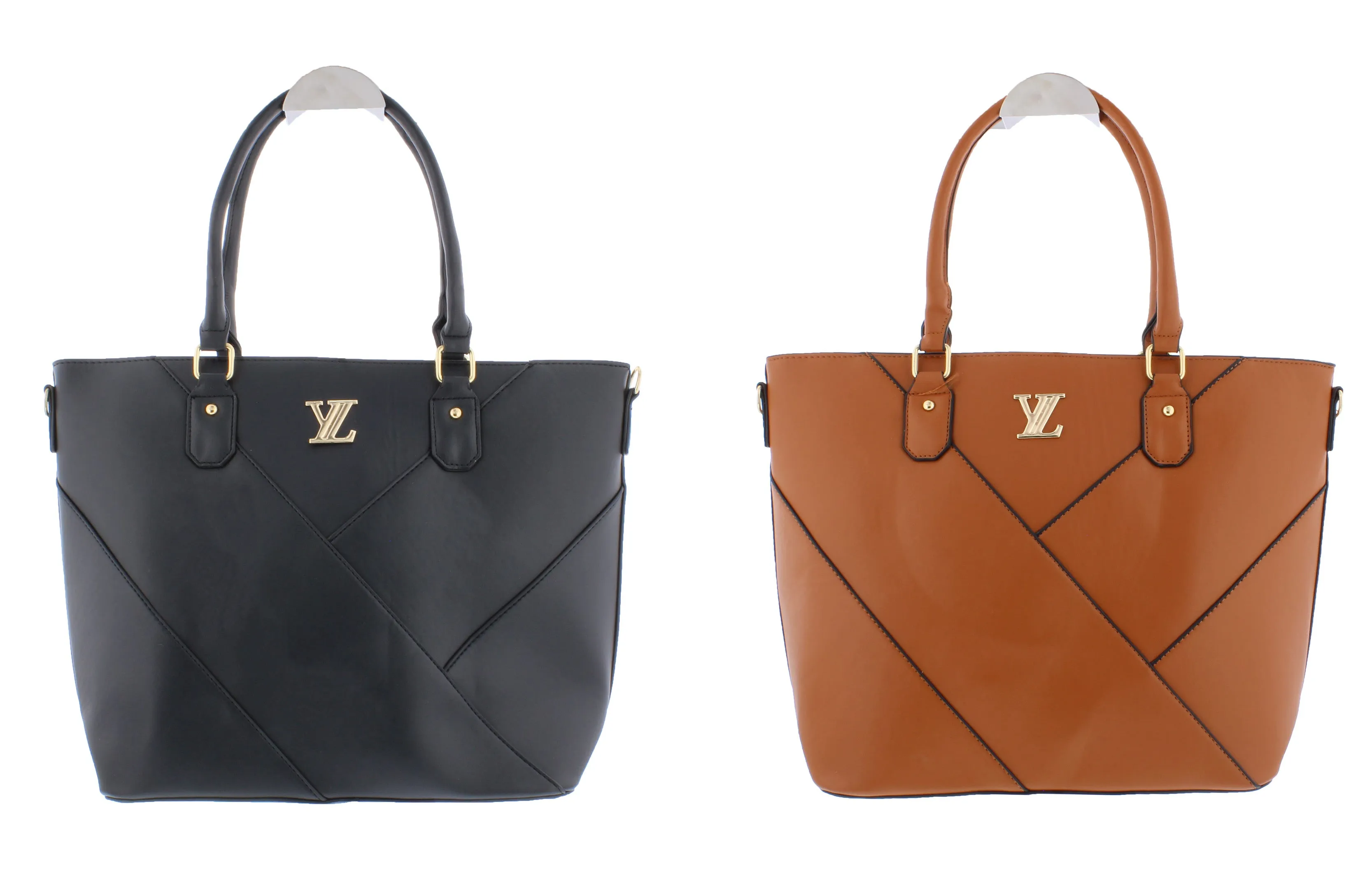 Asymmetric Design Faux Leather Tote