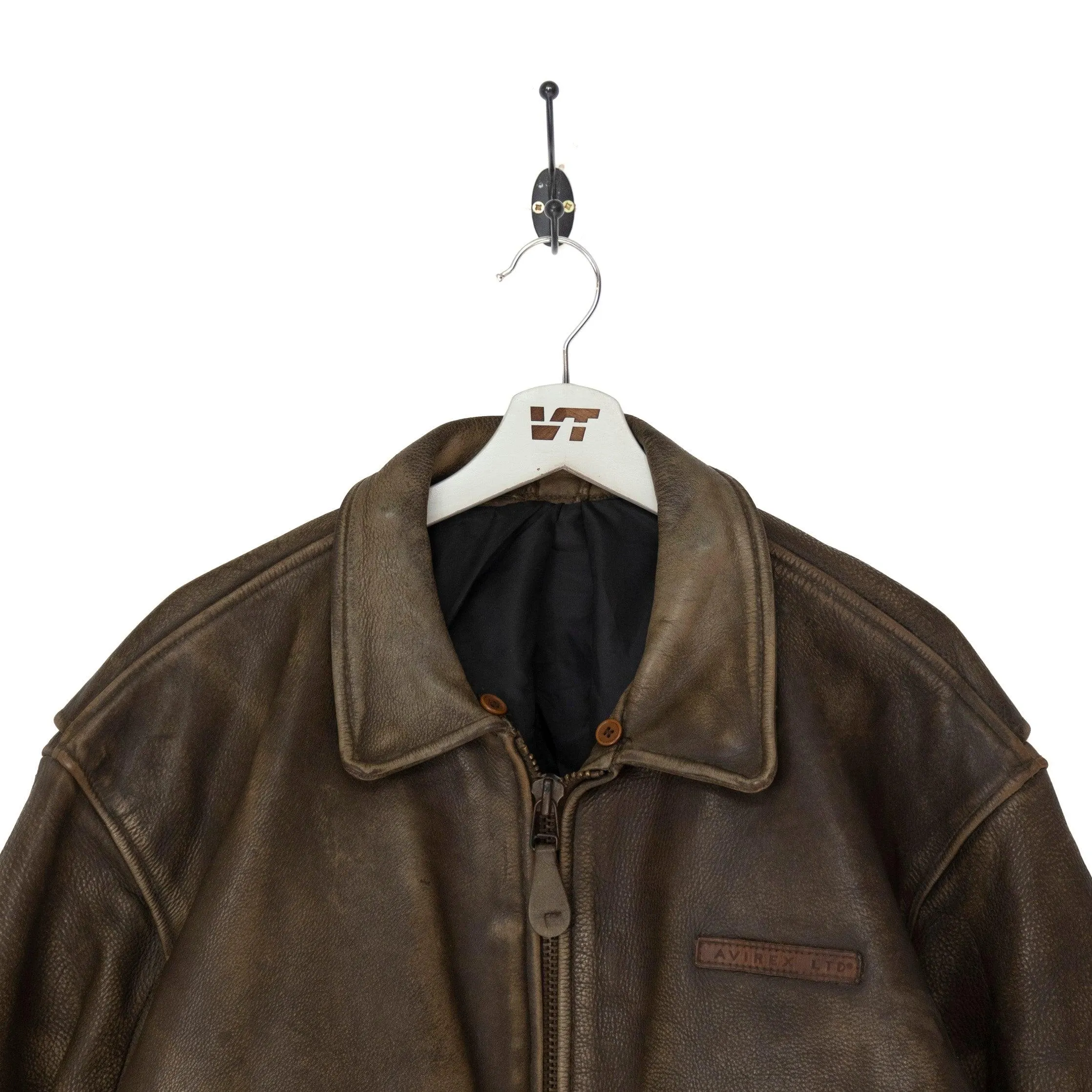 Avirex Classic Heavyweight Leather Aviation Bomber