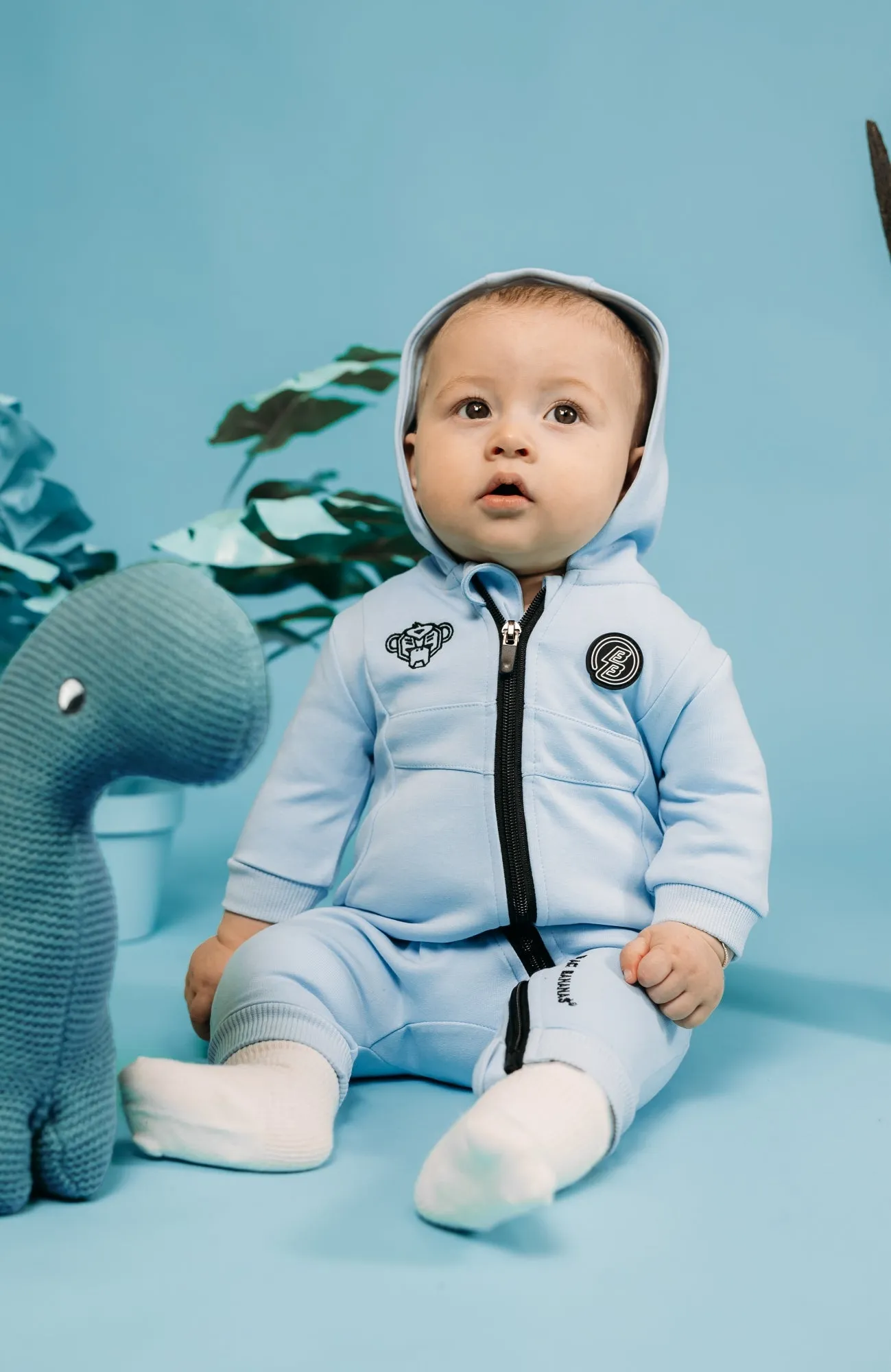 Baby Anorak Tracksuit | Light Blue