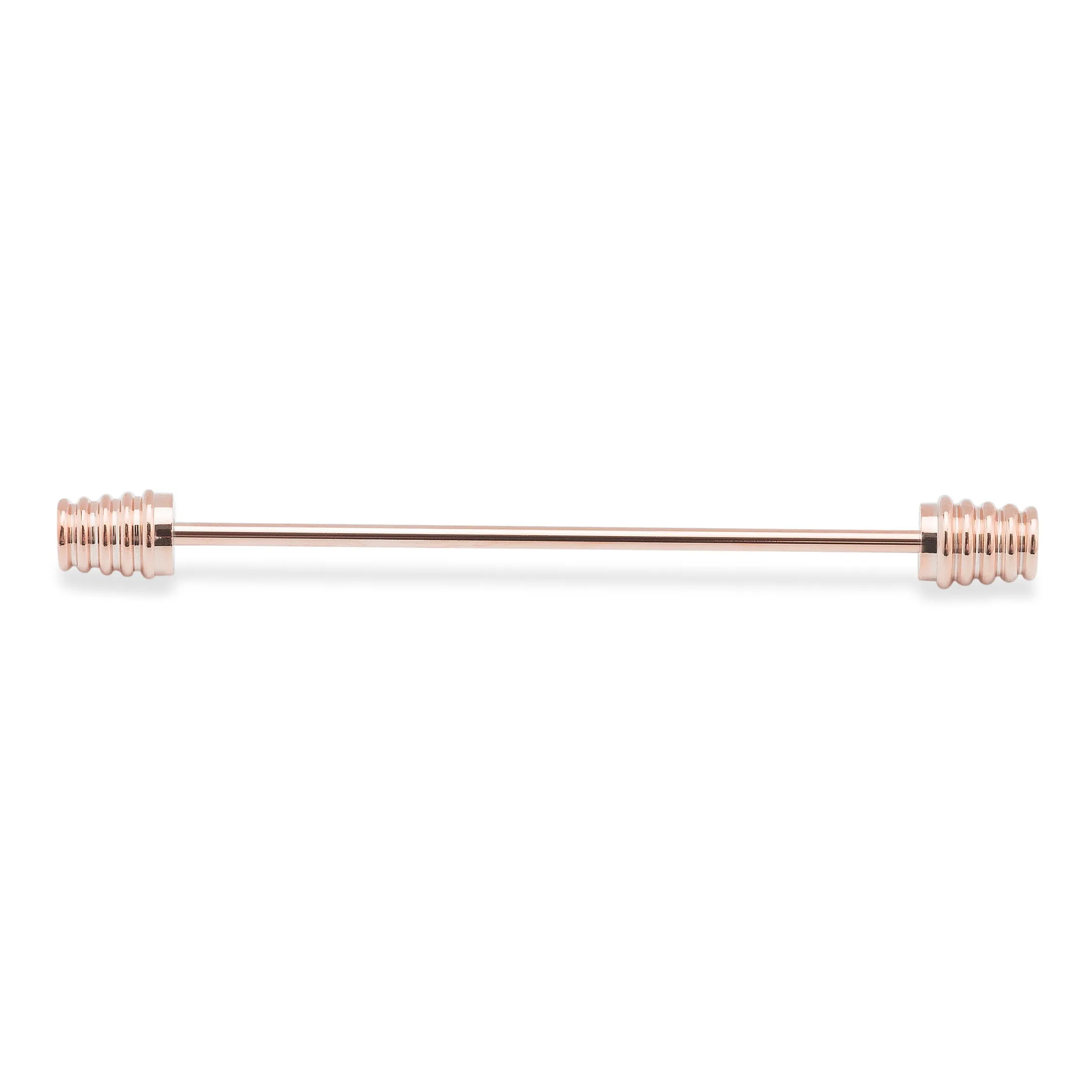 Barrel Rose Gold Collar Bar