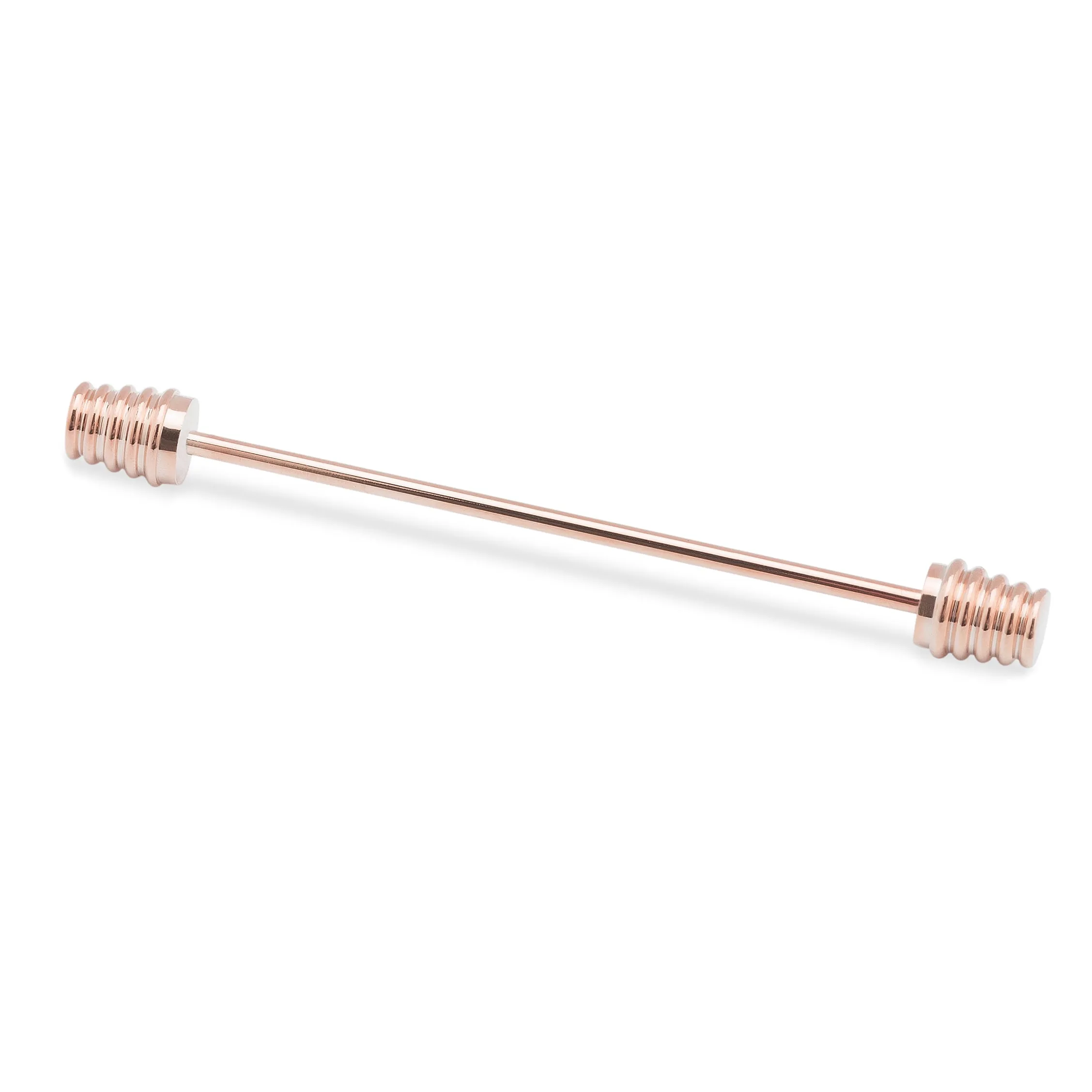 Barrel Rose Gold Collar Bar