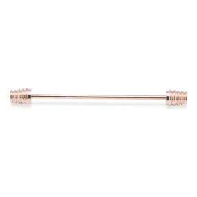 Barrel Rose Gold Collar Bar