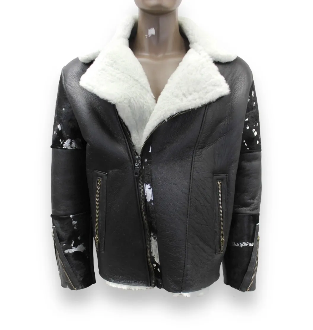 Black Shearling Pony Skin - Daniel's Leather