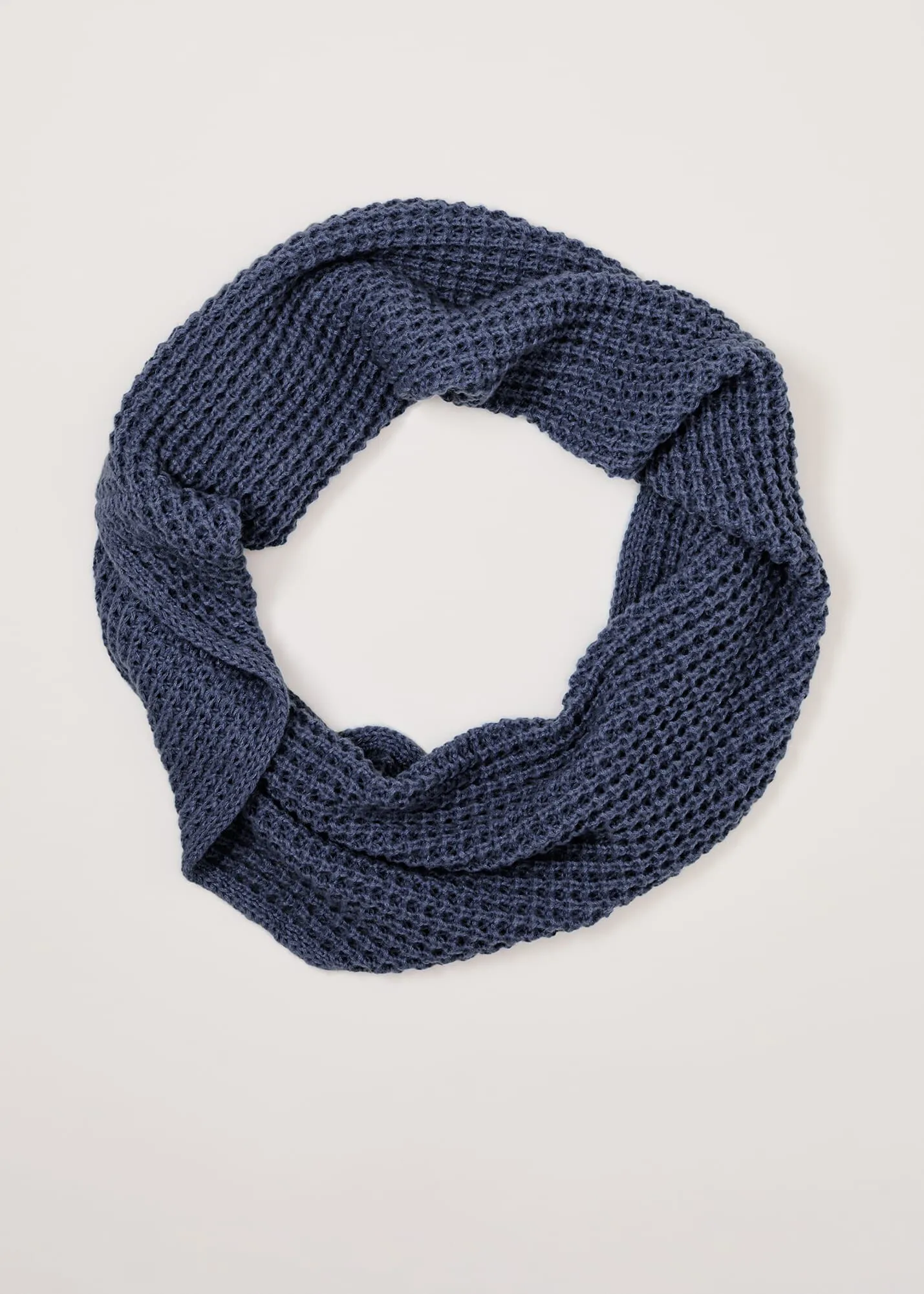 Blue Knitted Snood