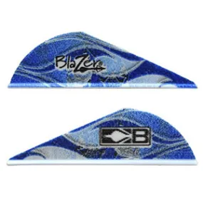 Bohning Blazer Vane Blue Rusted Flame 2 - 36pk