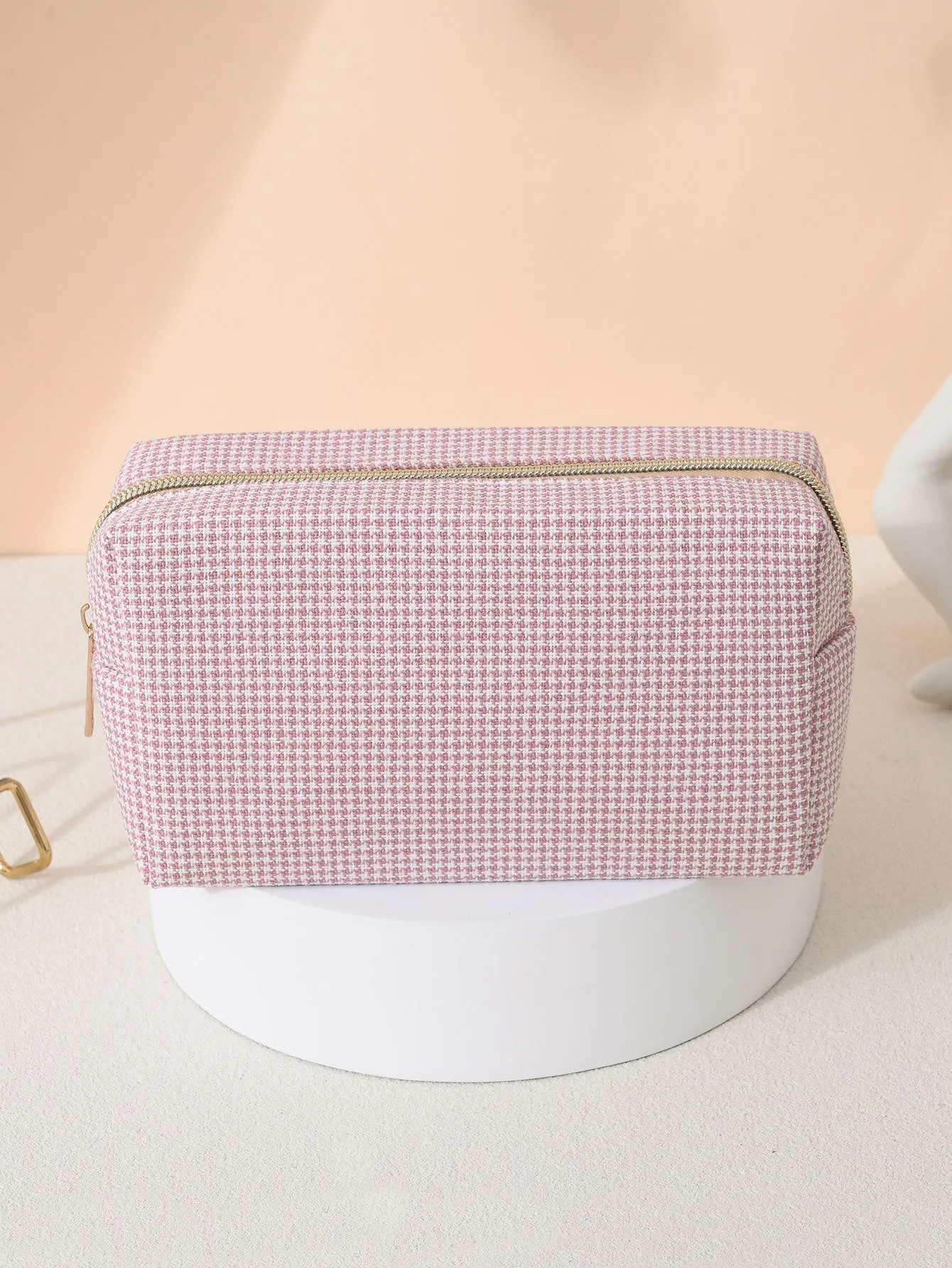 BOLSO Preppy Vanity Zip Case Pouch