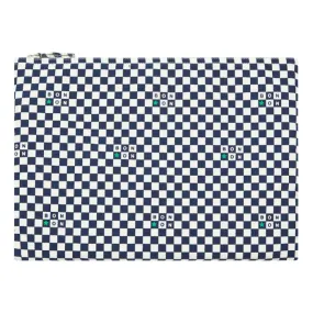 Bonton Child Sasha Pouch Checkerboard Navy Blue