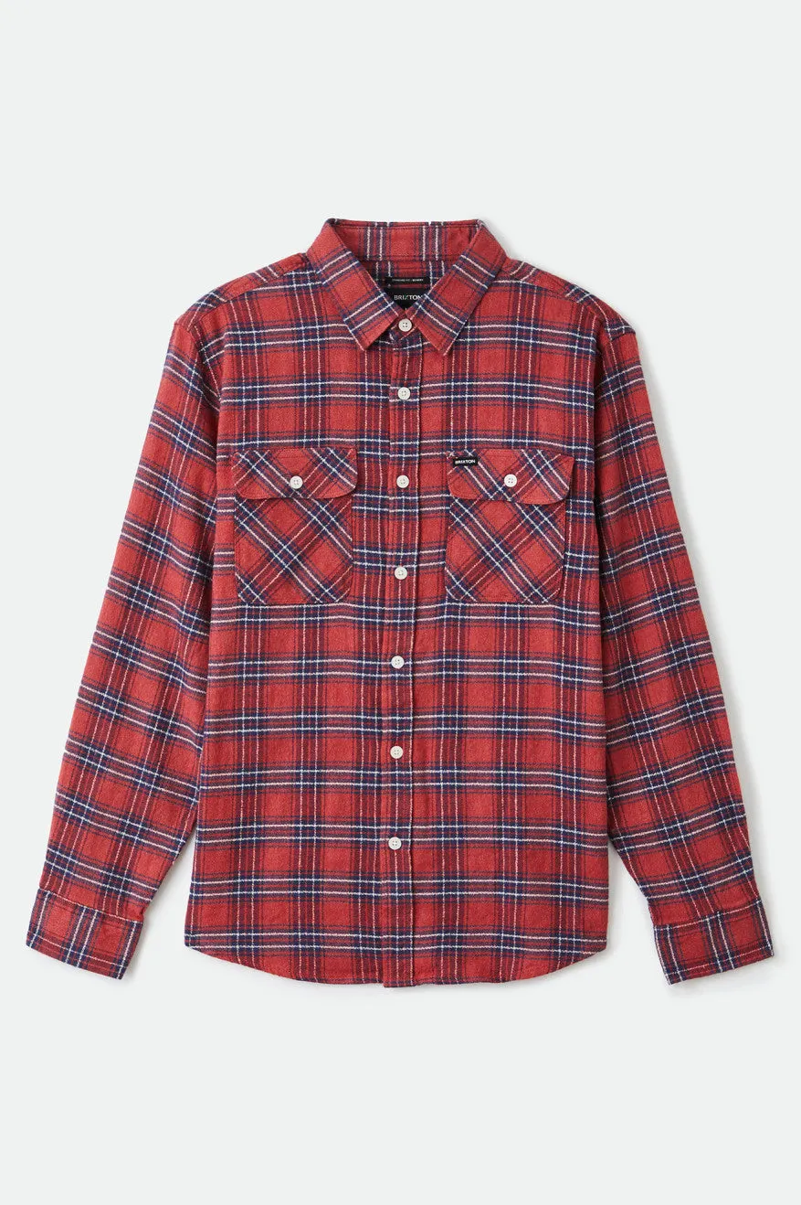 Bowery Lightweight L/S Utility Flannel - Cowhide