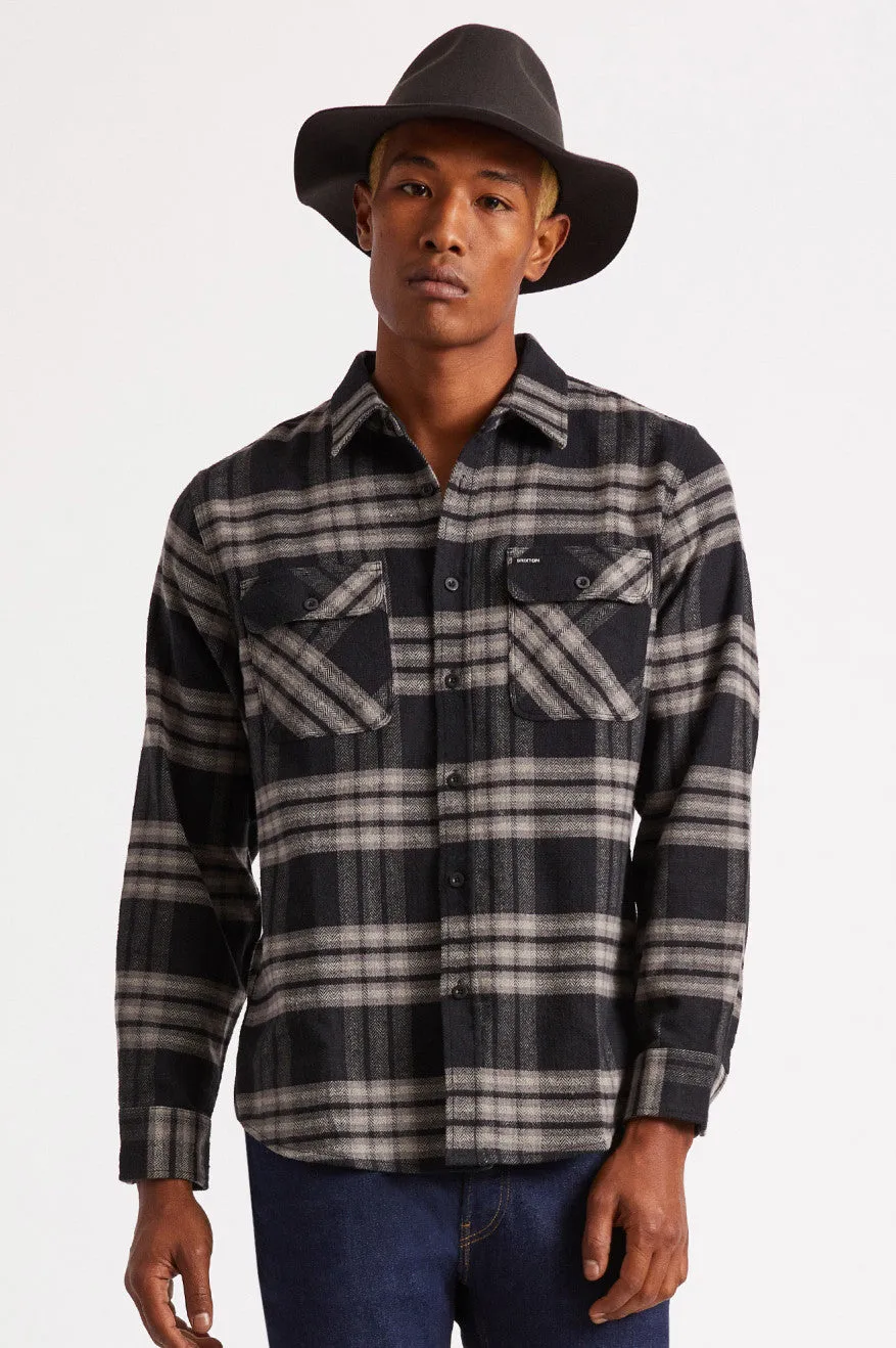 Bowery L/S Utility Flannel - Black/Charcoal