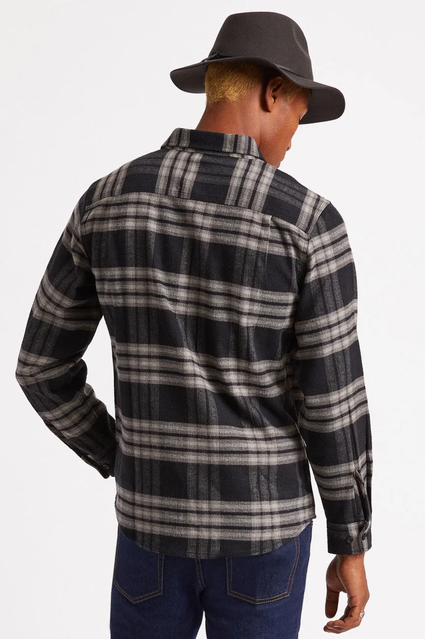 Bowery L/S Utility Flannel - Black/Charcoal