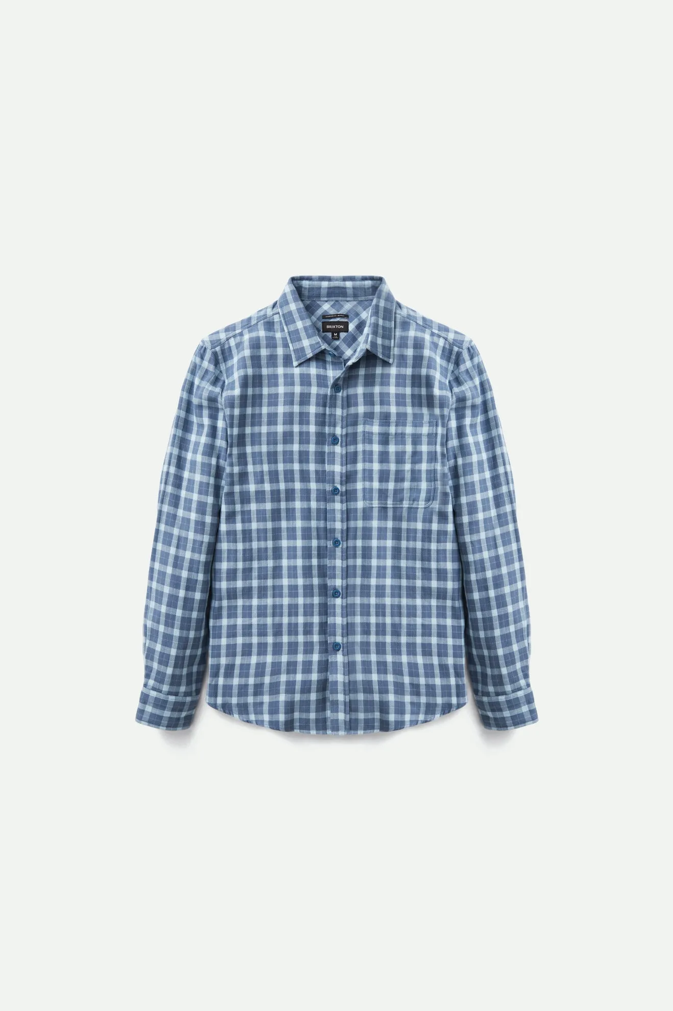 Bowery Soft Weave L/S Flannel - Blue Mirage