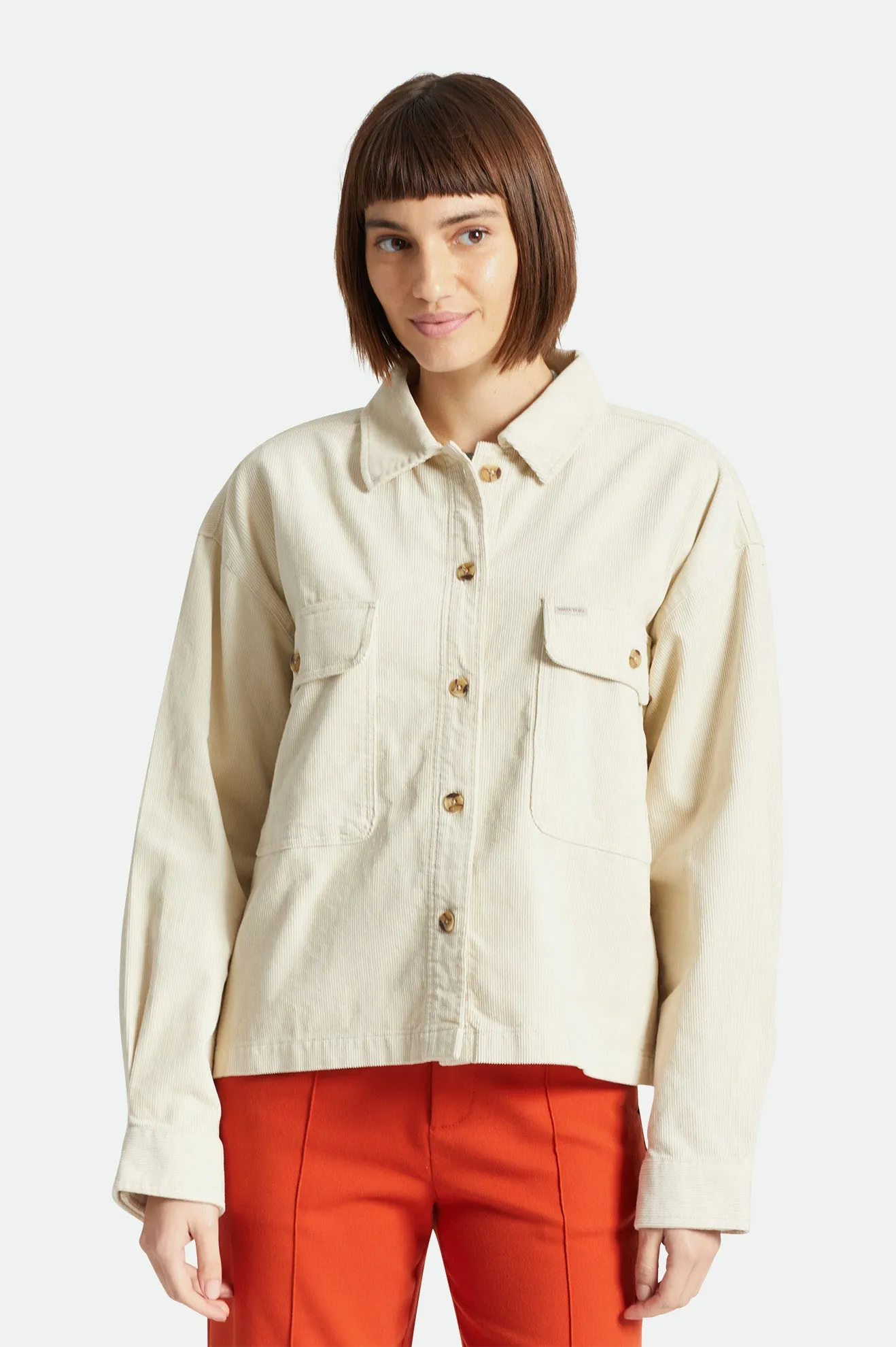 Bowery Women's Corduroy L/S Flannel - Dove