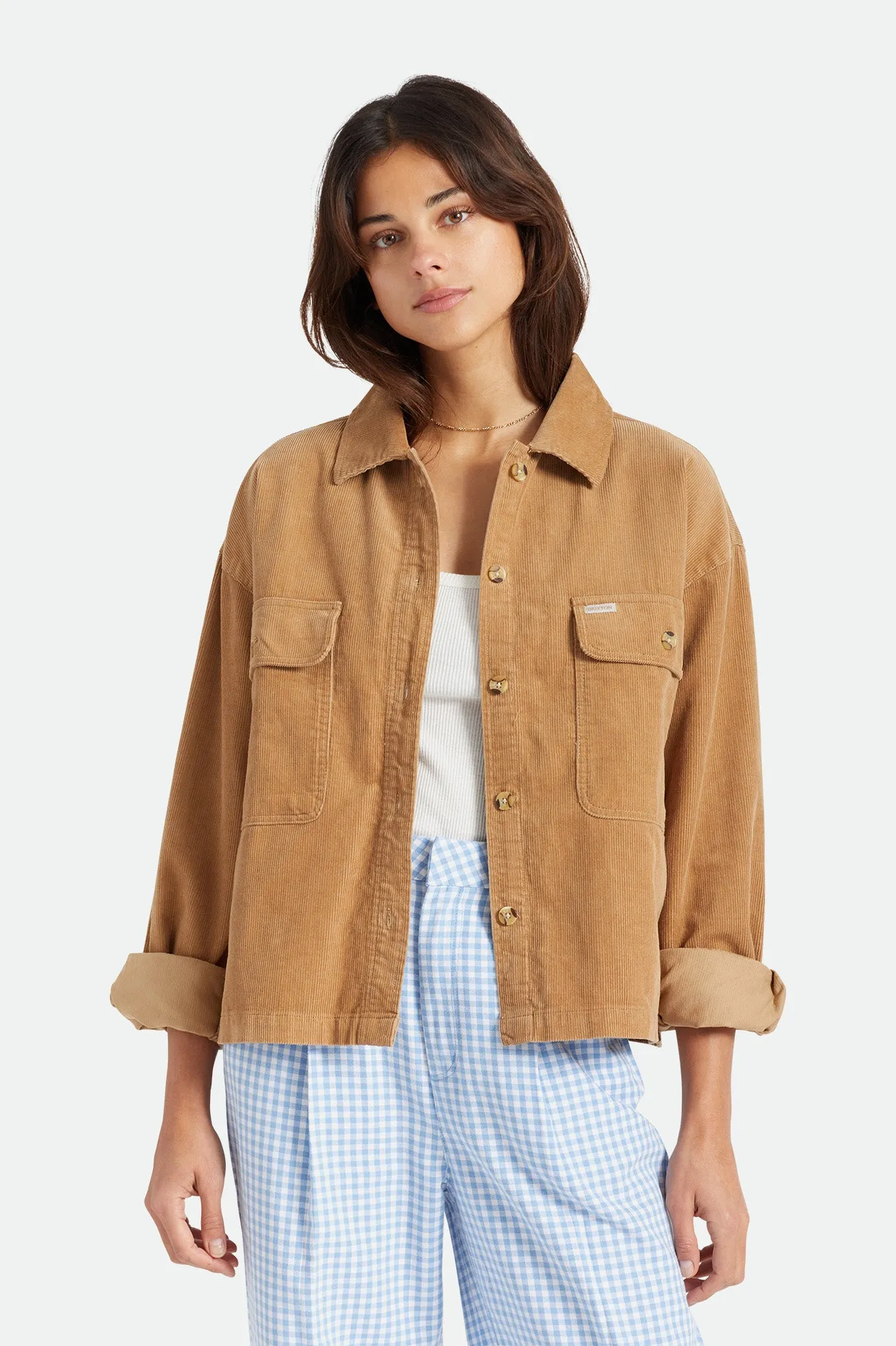 Bowery Women's Corduroy L/S Flannel - Mojave