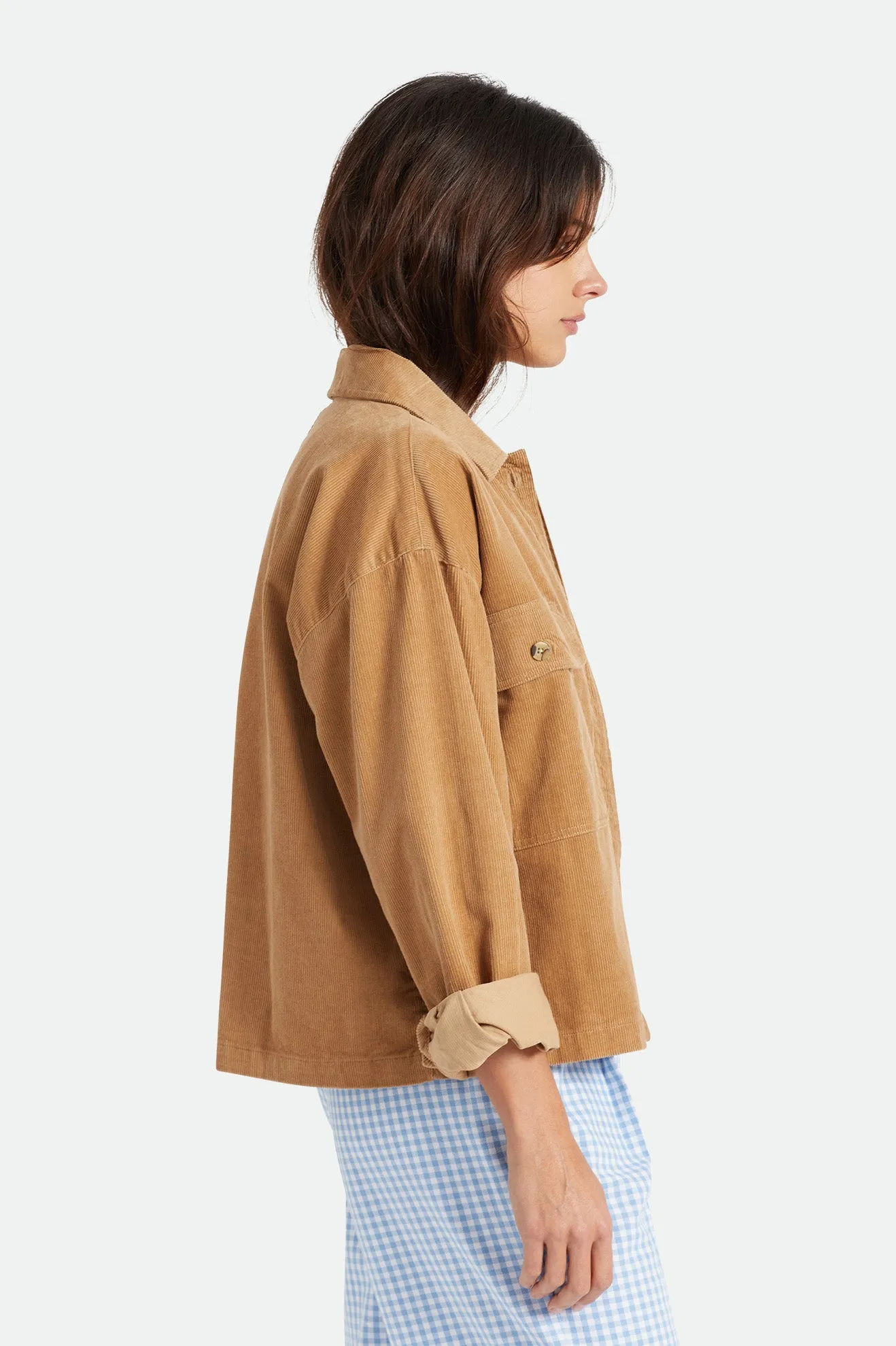 Bowery Women's Corduroy L/S Flannel - Mojave