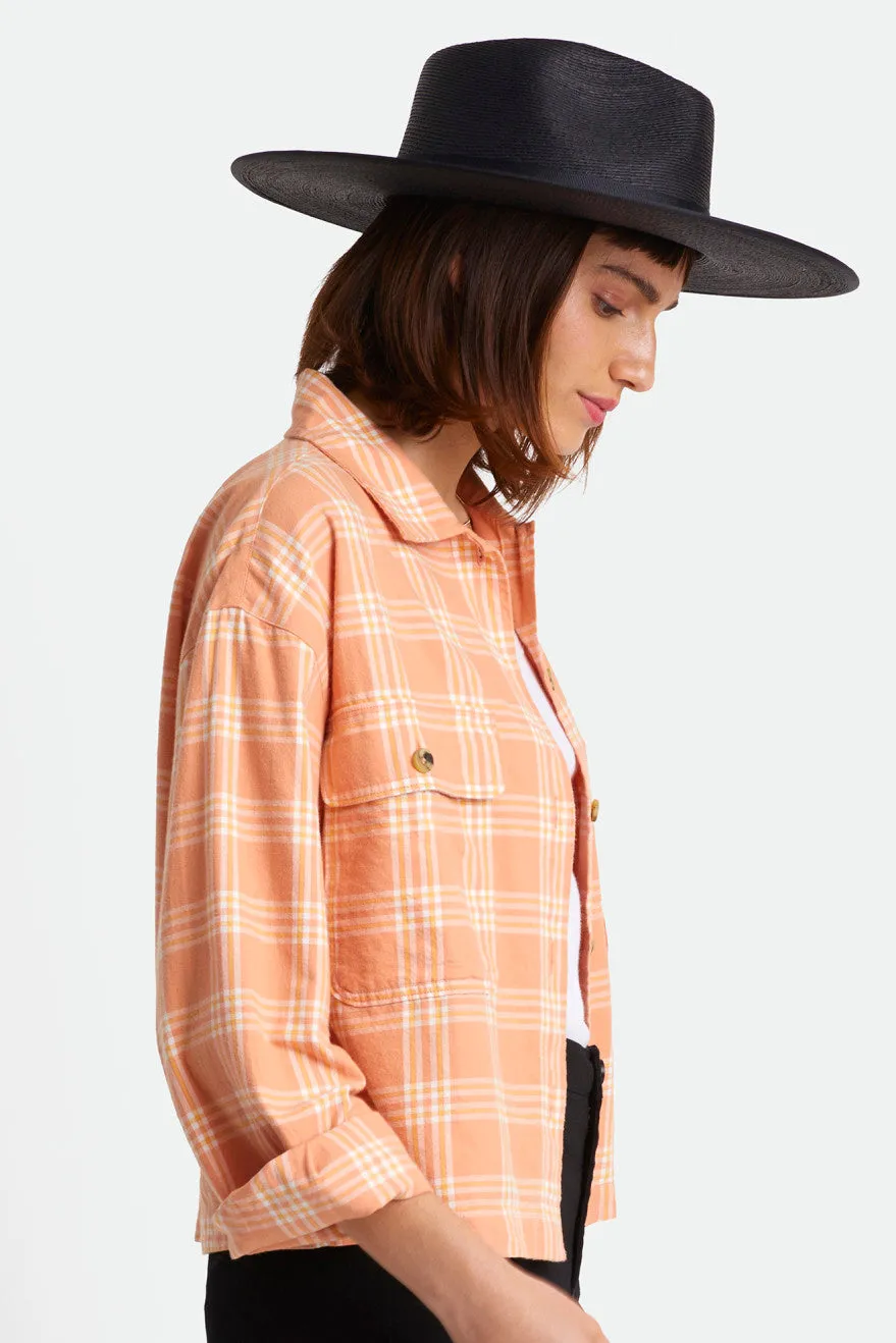 Bowery Women's Lightweight L/S Flannel - Dusty Coral