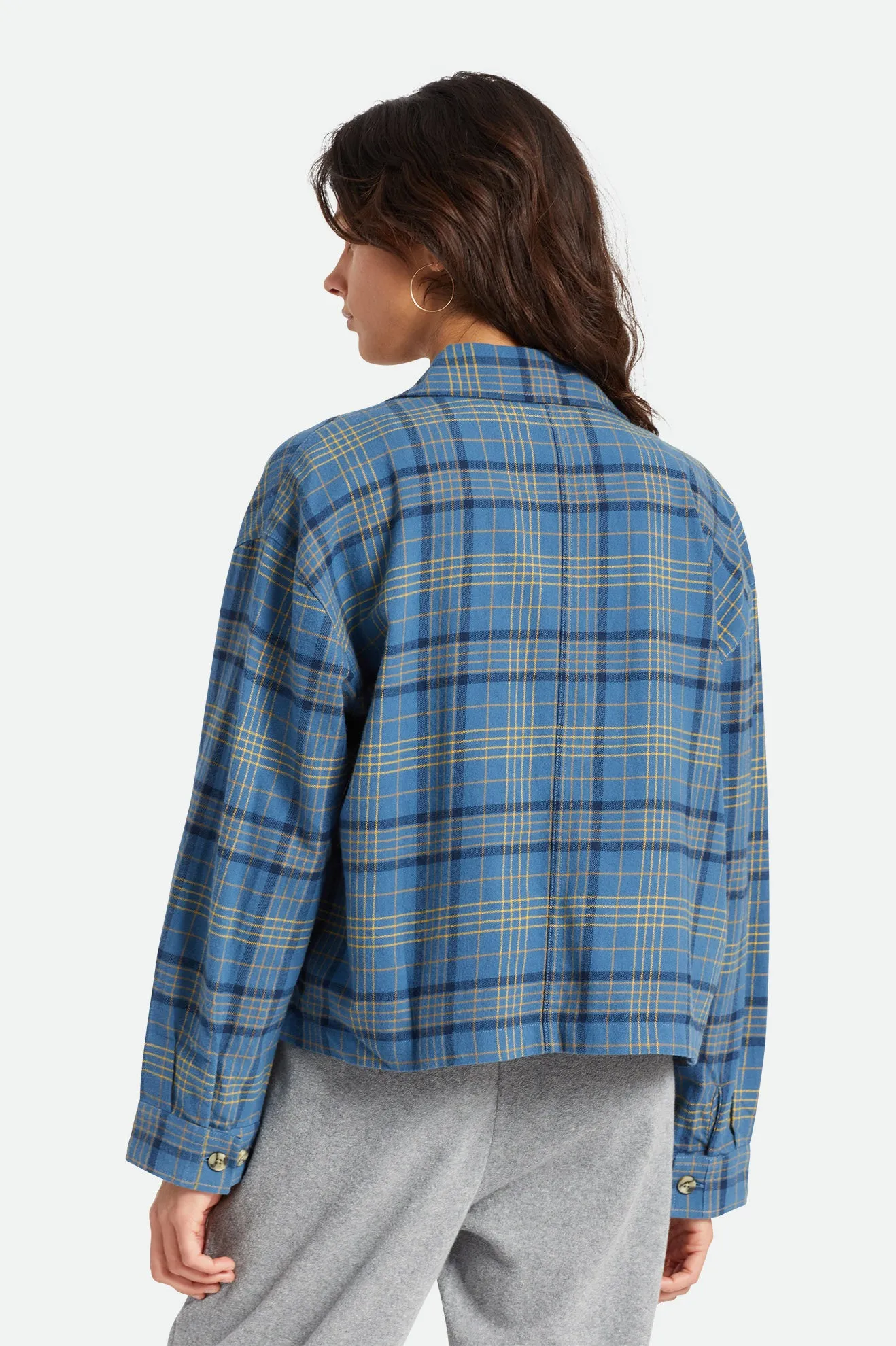 Bowery Women's Lightweight L/S Flannel - Joe Blue