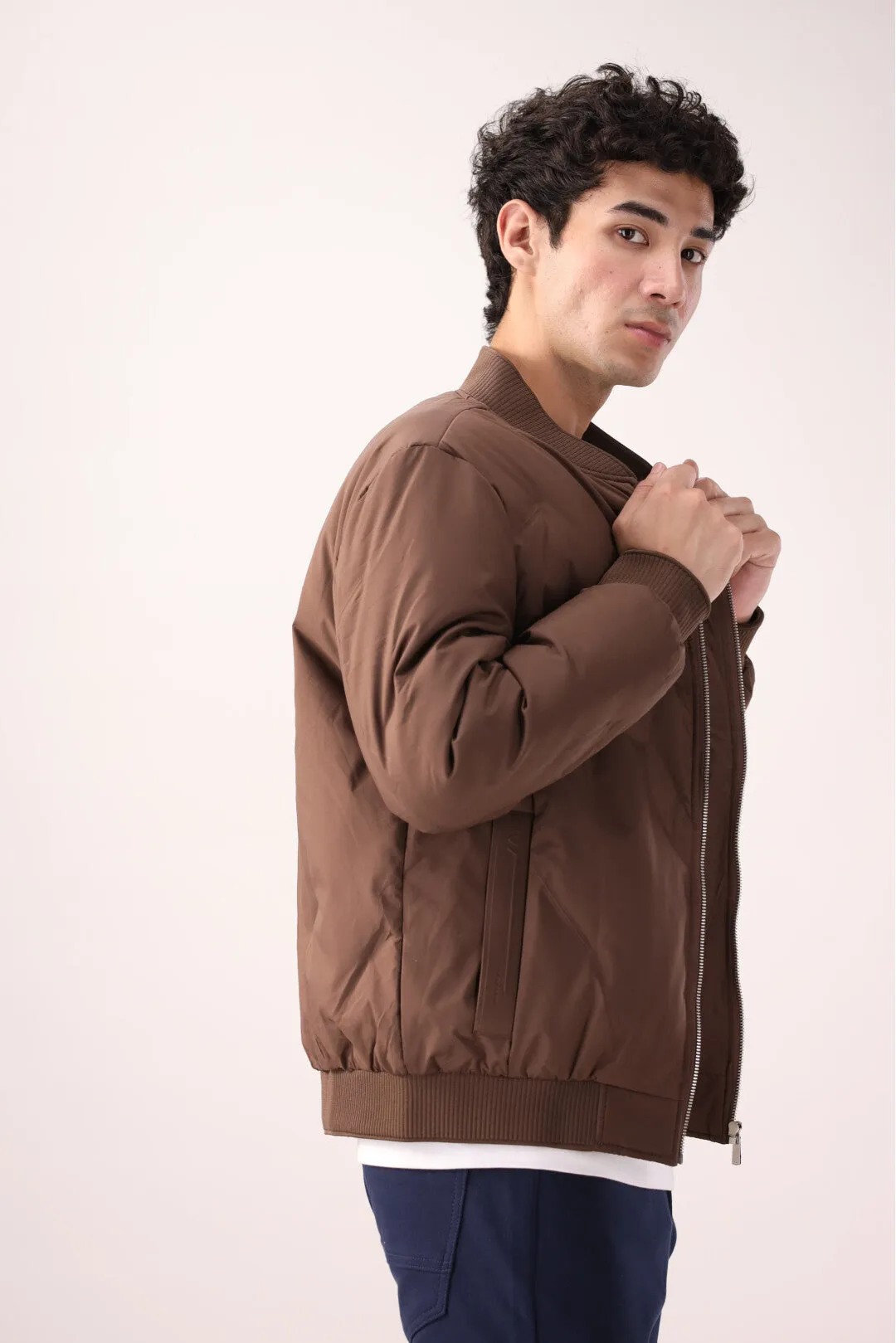 Brown Bomber jacket