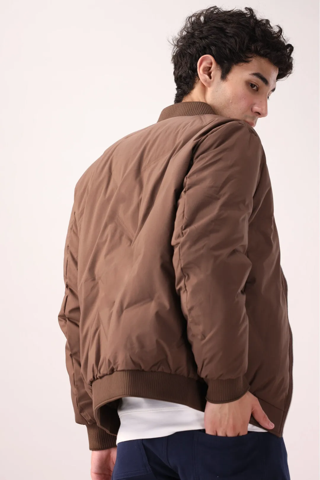 Brown Bomber jacket