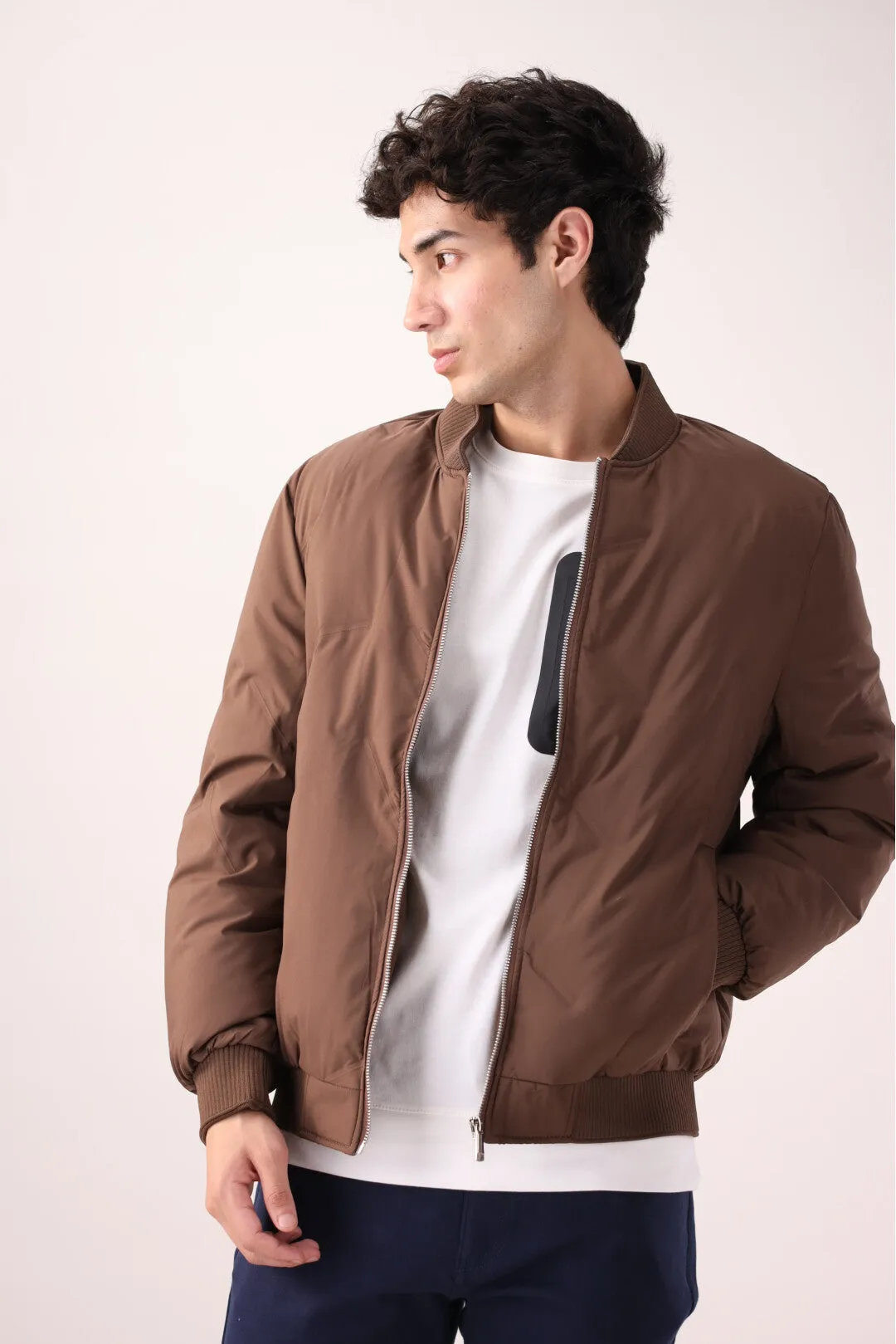 Brown Bomber jacket