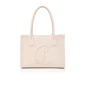 By My Side small Tote bag - Grained calf leather - Leche