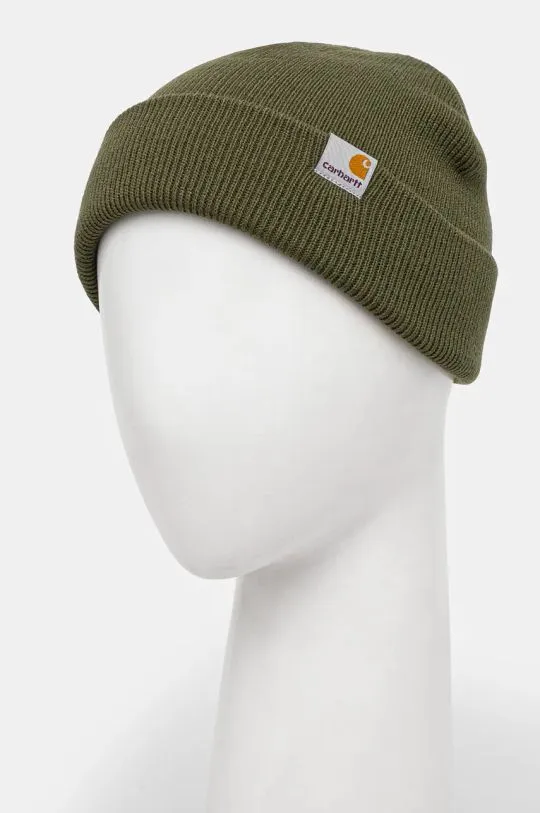 Carhartt WIP beanie Stratus Hat Low green color I025741.2BRXX