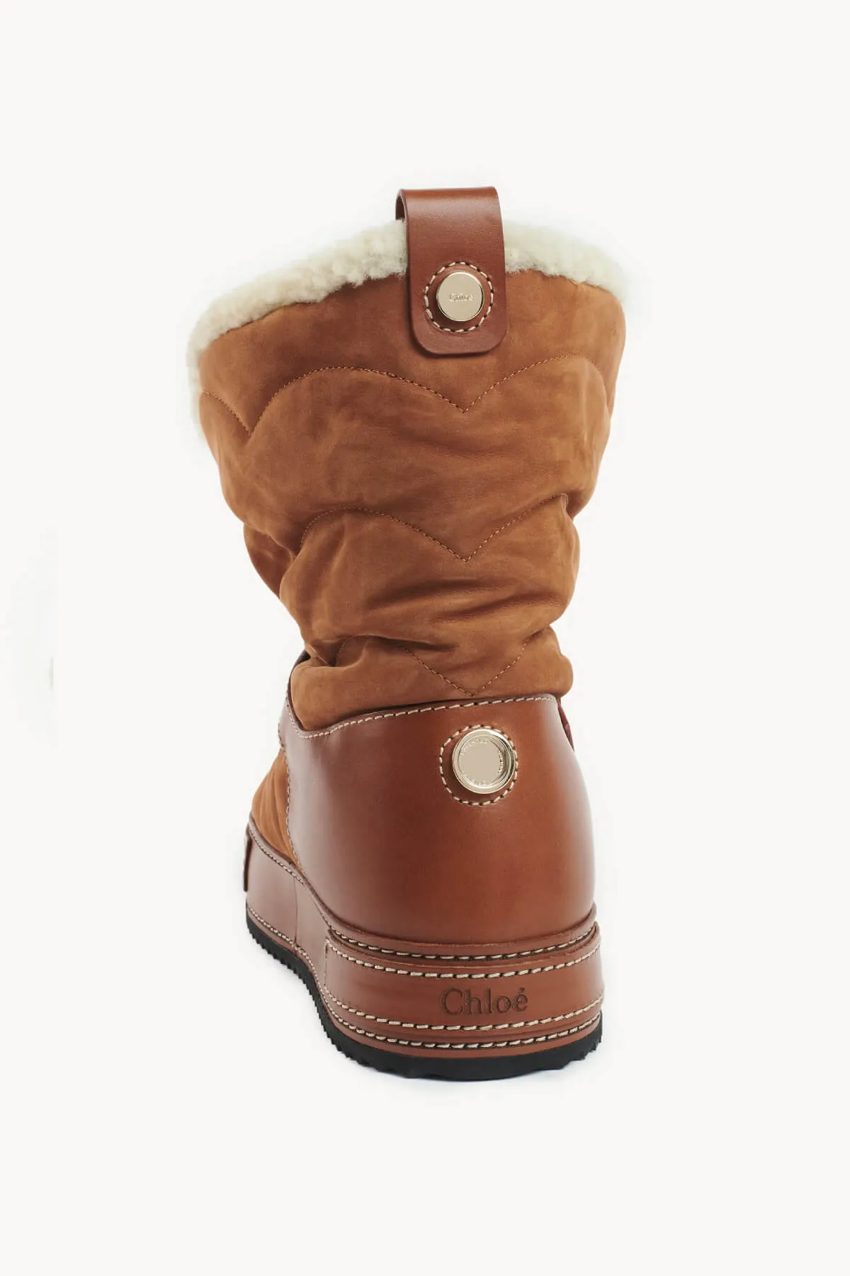 Chloé Maxie Shearling Bootie - Luminous Ochre