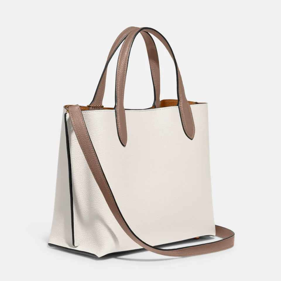 Coach Colorblock Willow 24 Leather Tote Bag