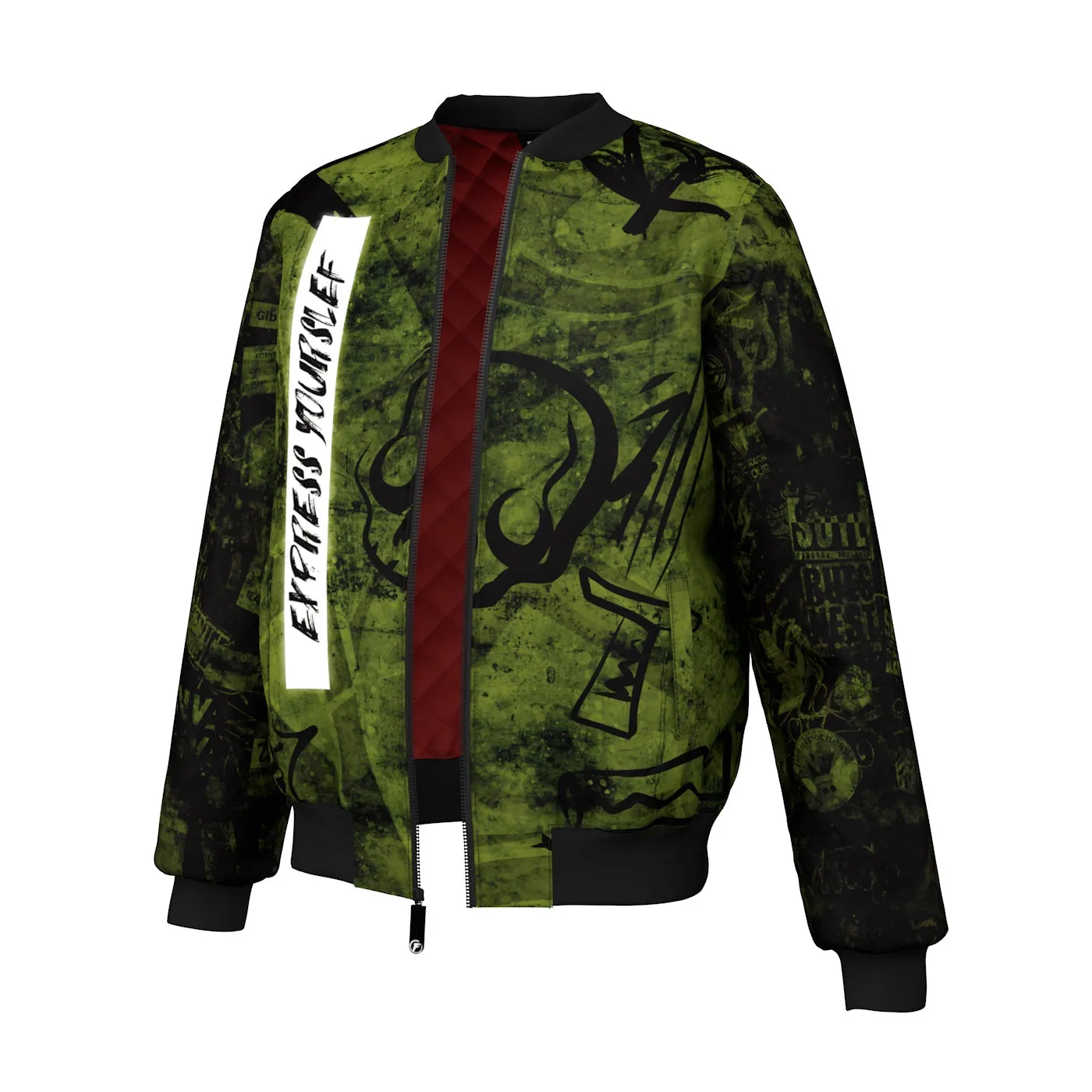 Dark Web Bomber Jacket