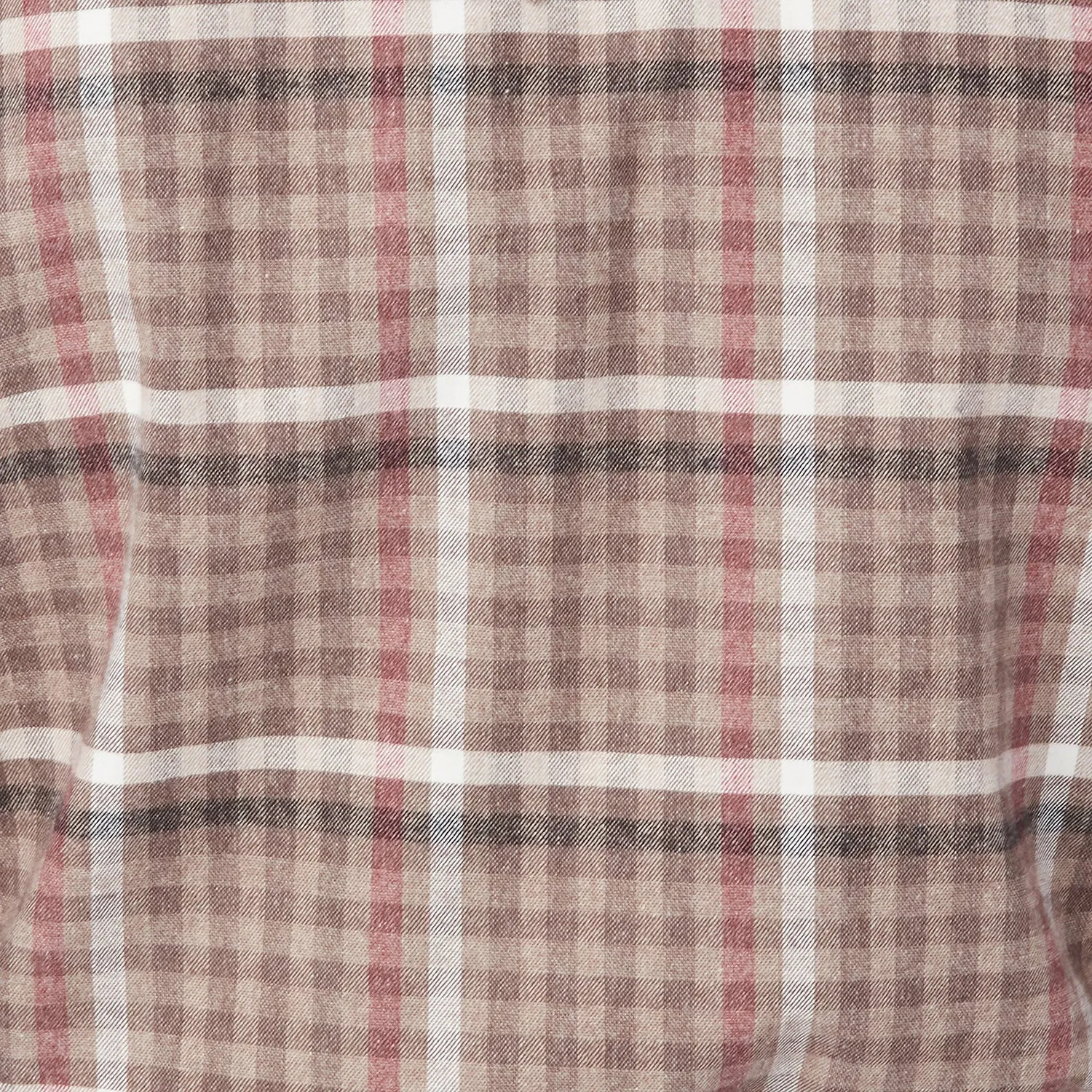 Denver Flannel:: Brown/Burgundy