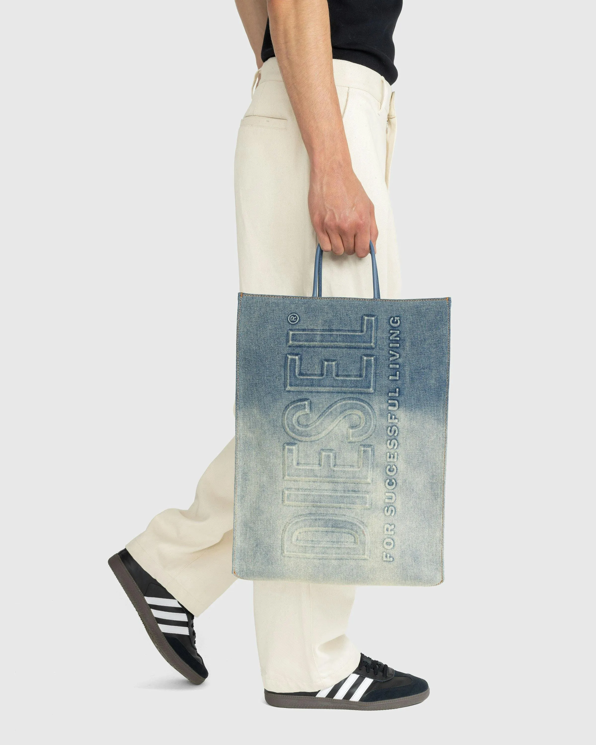 Diesel – DSL Shopper 3D M X Tote Bag Blue | Highsnobiety Shop