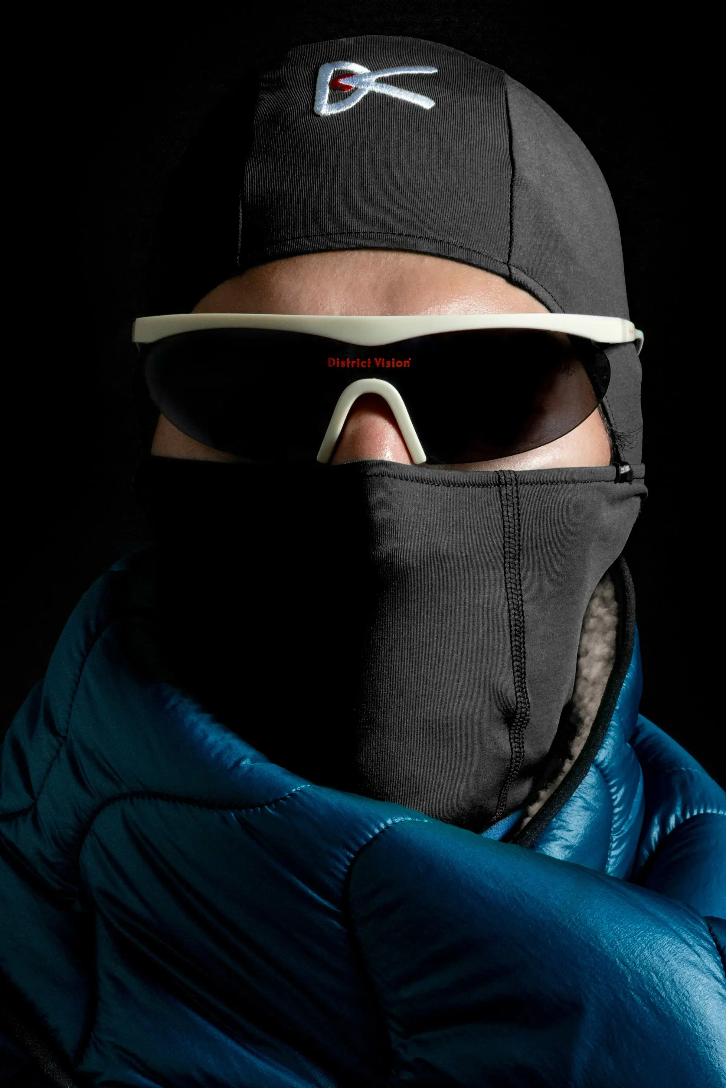 District Vision Grid Fleece Balaclava Black