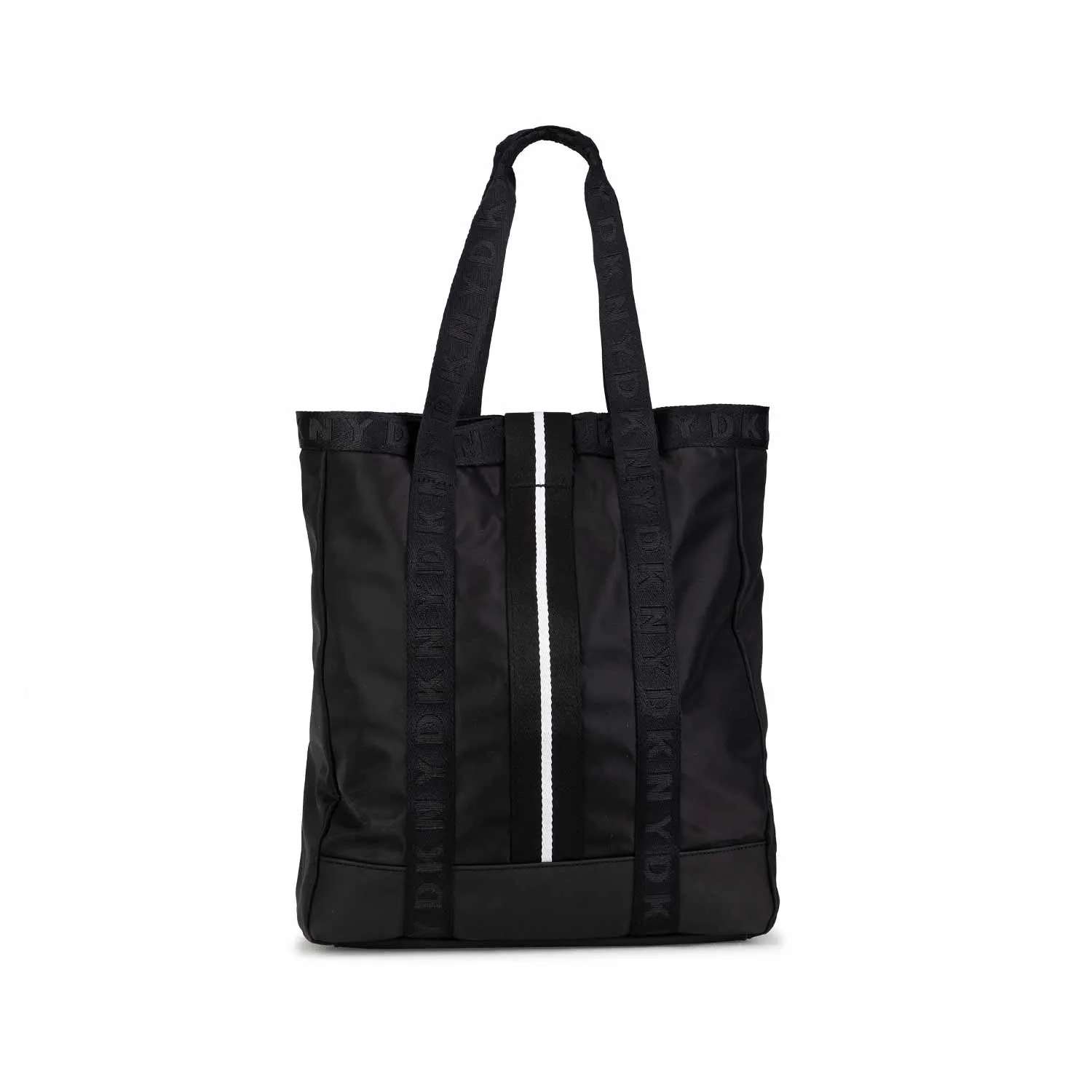 Dkny Black Tote Bag With Logos For Girls And Teen