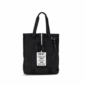 Dkny Black Tote Bag With Logos For Girls And Teen