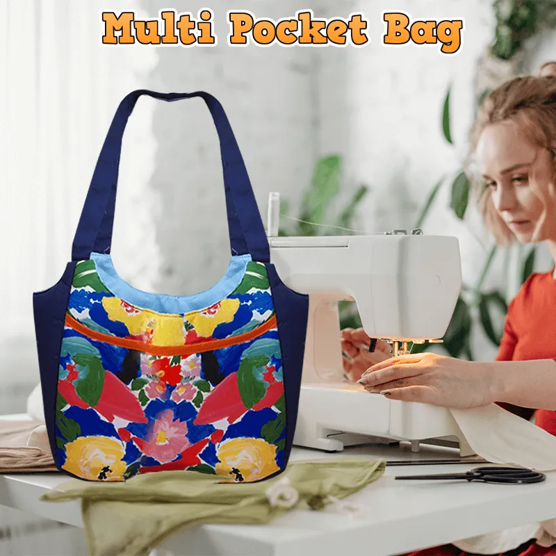 Double Pocket Shoulder Bag PDF Download Pattern (3 sizes included)