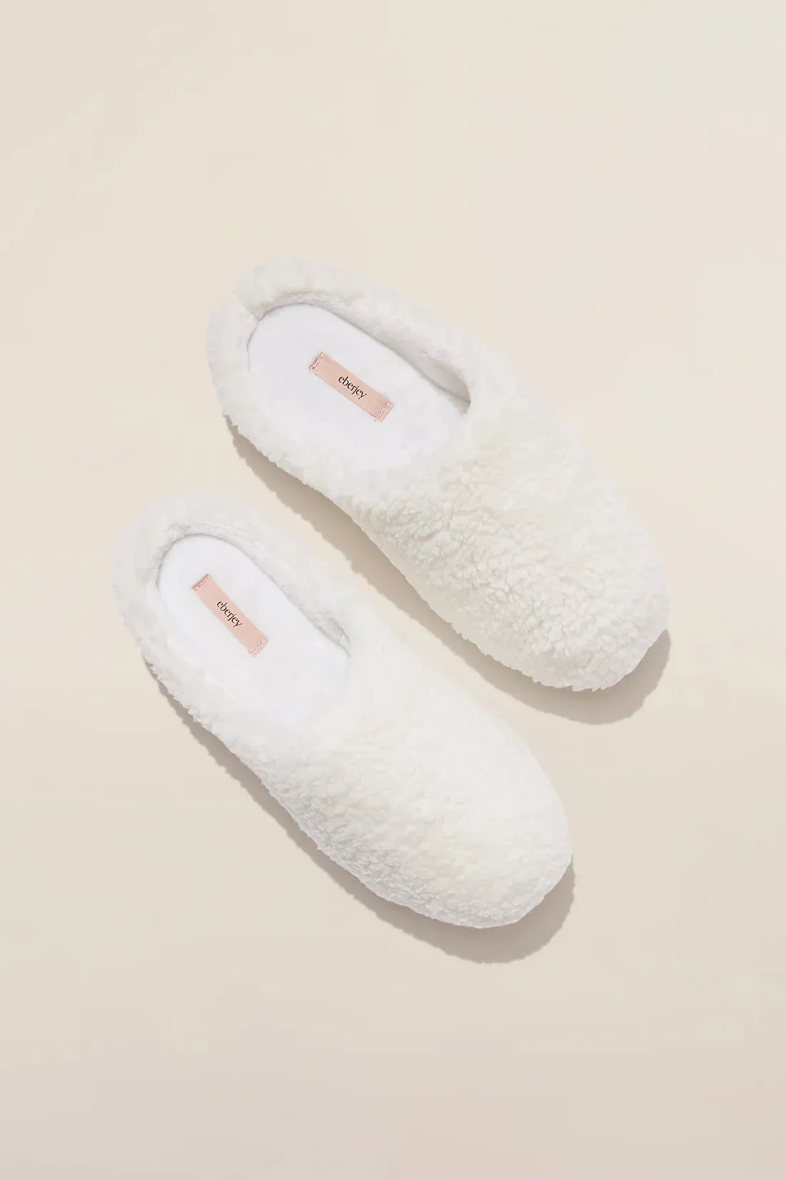 Eberjey Sherpa Slippers in Ivory 