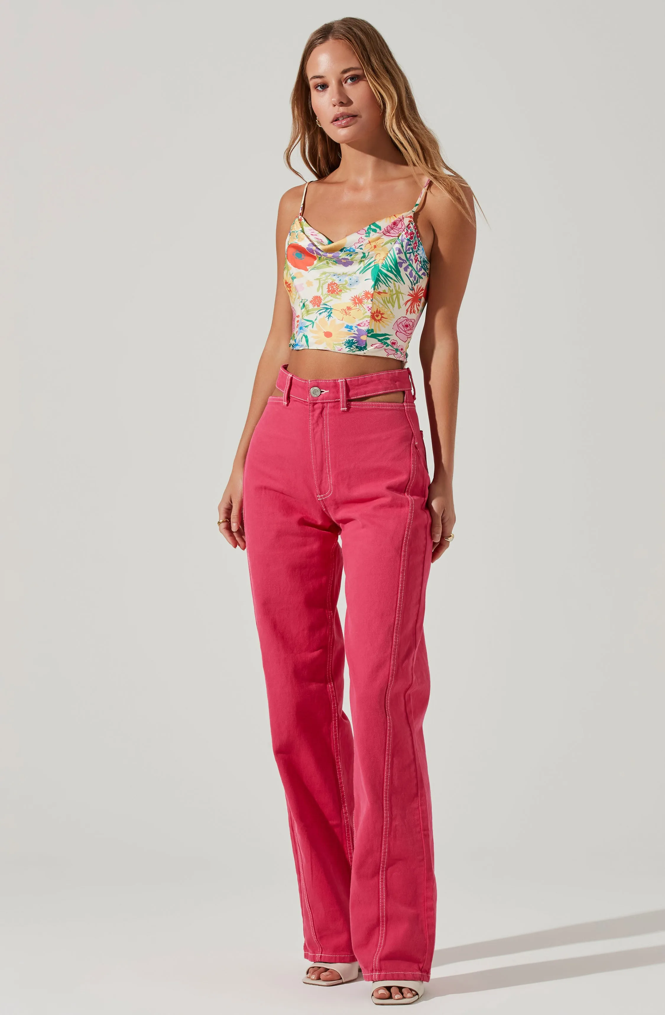 Ellery Floral Crop Top