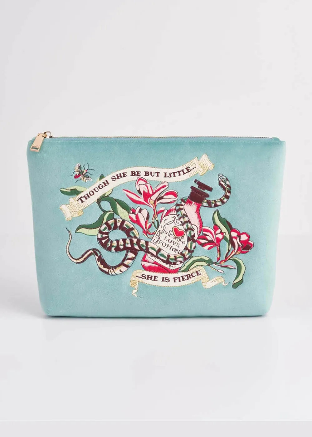 Fable England Midsummer Dream Pouch in Teal