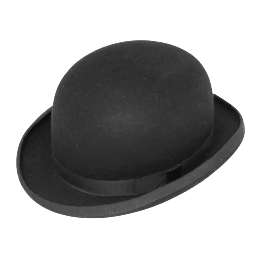 Failsworth Wool Bowler Hat in Black