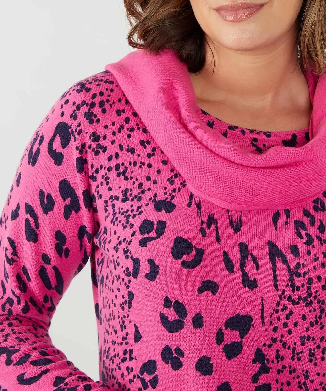 First Avenue Cashmilion Tunic with Snood