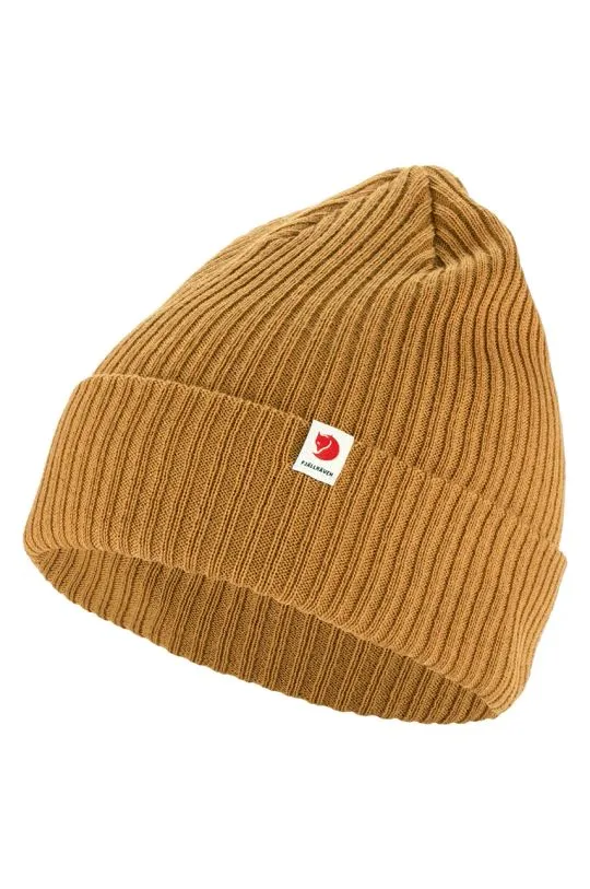 Fjallraven beanie Rib Hat brown color F13100184.166