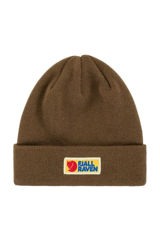 Fjallraven beanie Vardag Classic Beanie beige color F78141.299