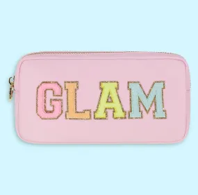 flamingo glam small pouch